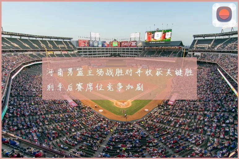 河南男篮主场战胜对手收获关键胜利季后赛席位竞争加剧